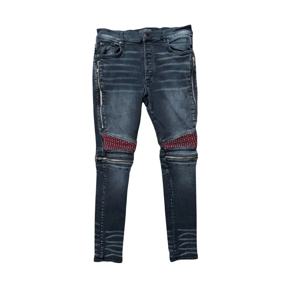 Size 34 - Amiri Mx2 Jeans Black Red